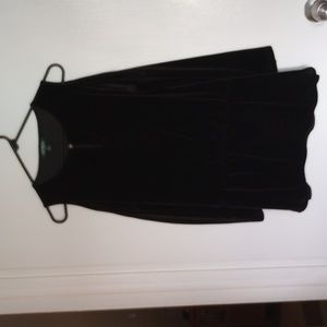 Ralph Lauren velvet black top size M